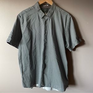 Ted Baker London Men’s Geometrical Short Sleeve Shirt Size 7 or 3XL